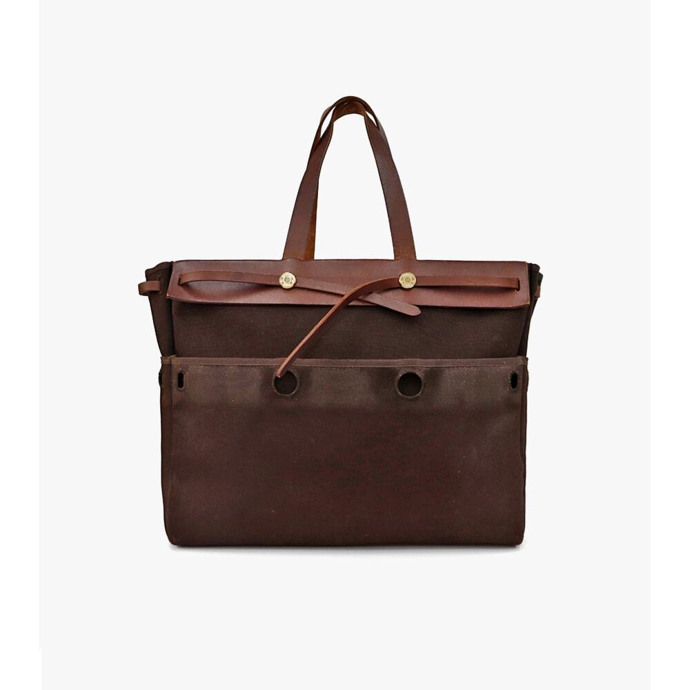 HERMES hermès Brown Erbag A-A12122